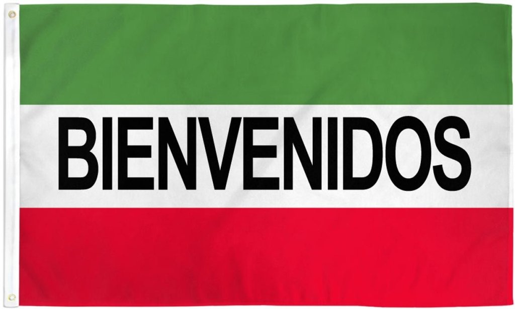 Bienvenidos Flag 3x5ft Poly - Flags Importer