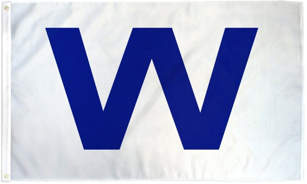 Big Blue W Flag 3x5ft Poly - Flags Importer