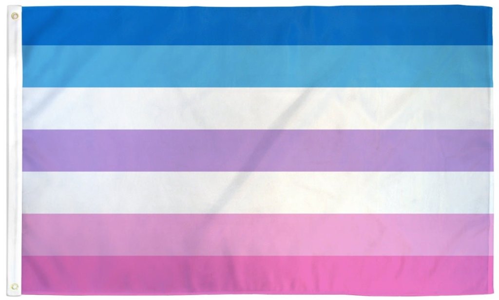 Bigender Flag 3x5ft Poly - Flags Importer