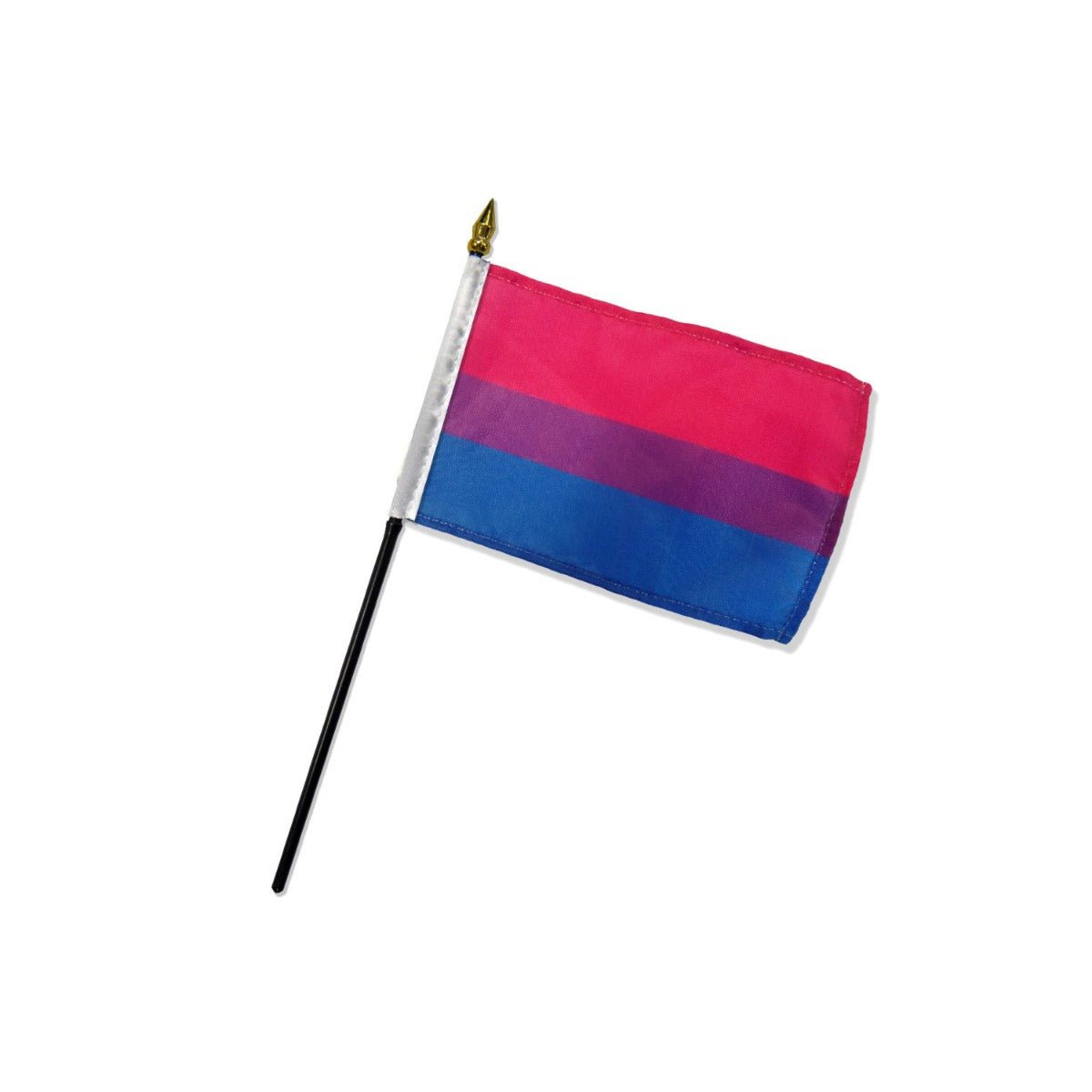 Bisexual 4x6in Stick Flag - Flags Importer