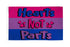 Bisexual (Hearts Not Parts) Flag 3x5ft Poly - Flags Importer