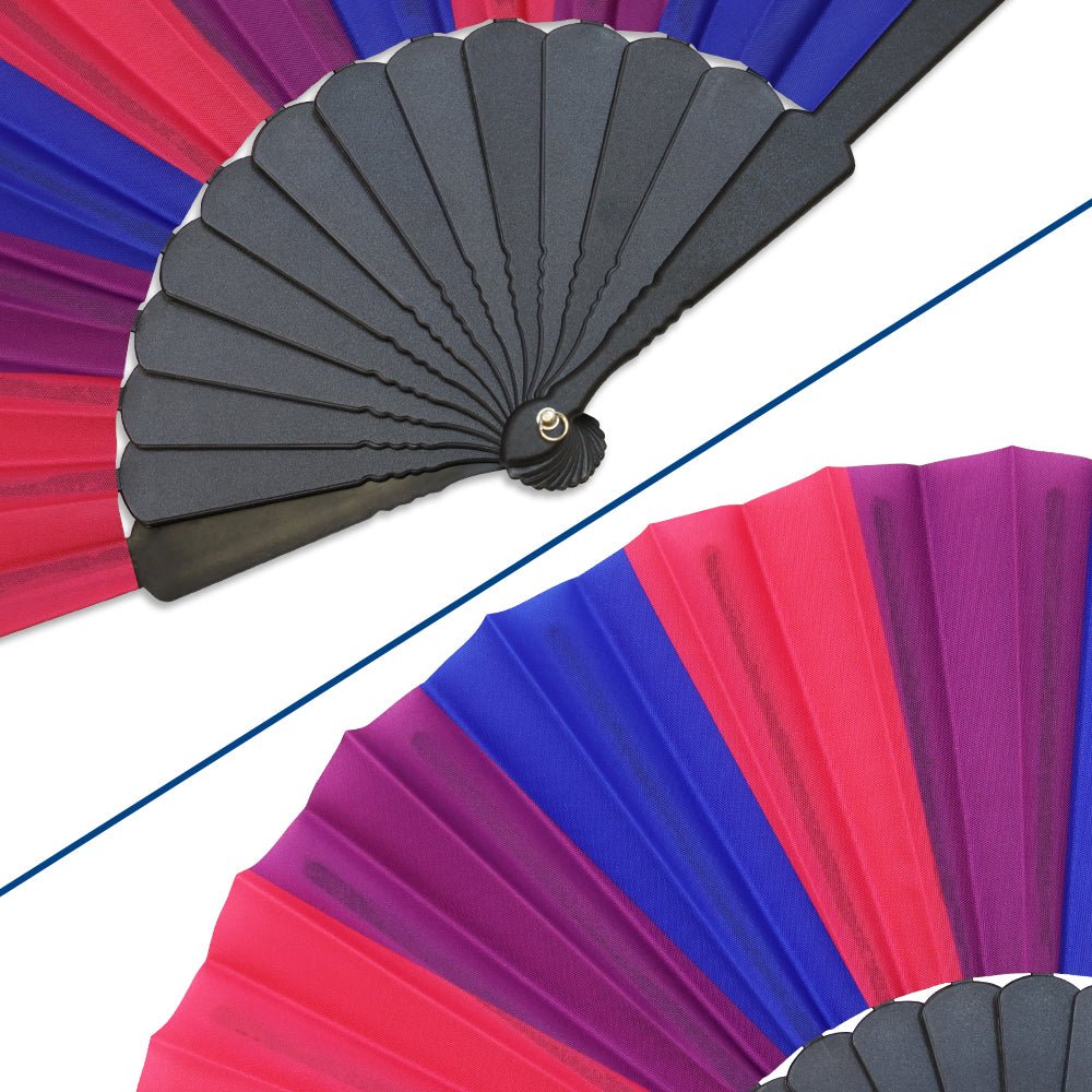 Bisexual Small Hand Fan - Flags Importer