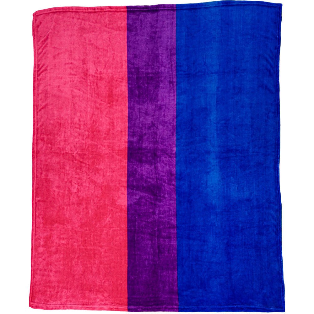 Bisexual Soft Plush 50x60in Blanket - Flags Importer