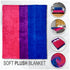 Bisexual Soft Plush 50x60in Blanket - Flags Importer