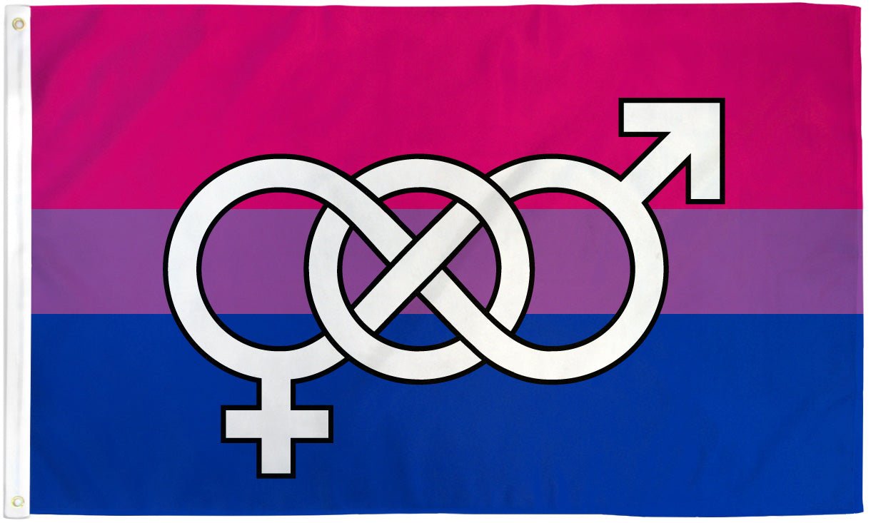 Bisexual (Symbol) Flag 2x3ft Poly - Flags Importer