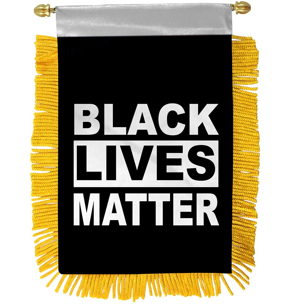 Black Lives Matter Mini Banner - Flags Importer