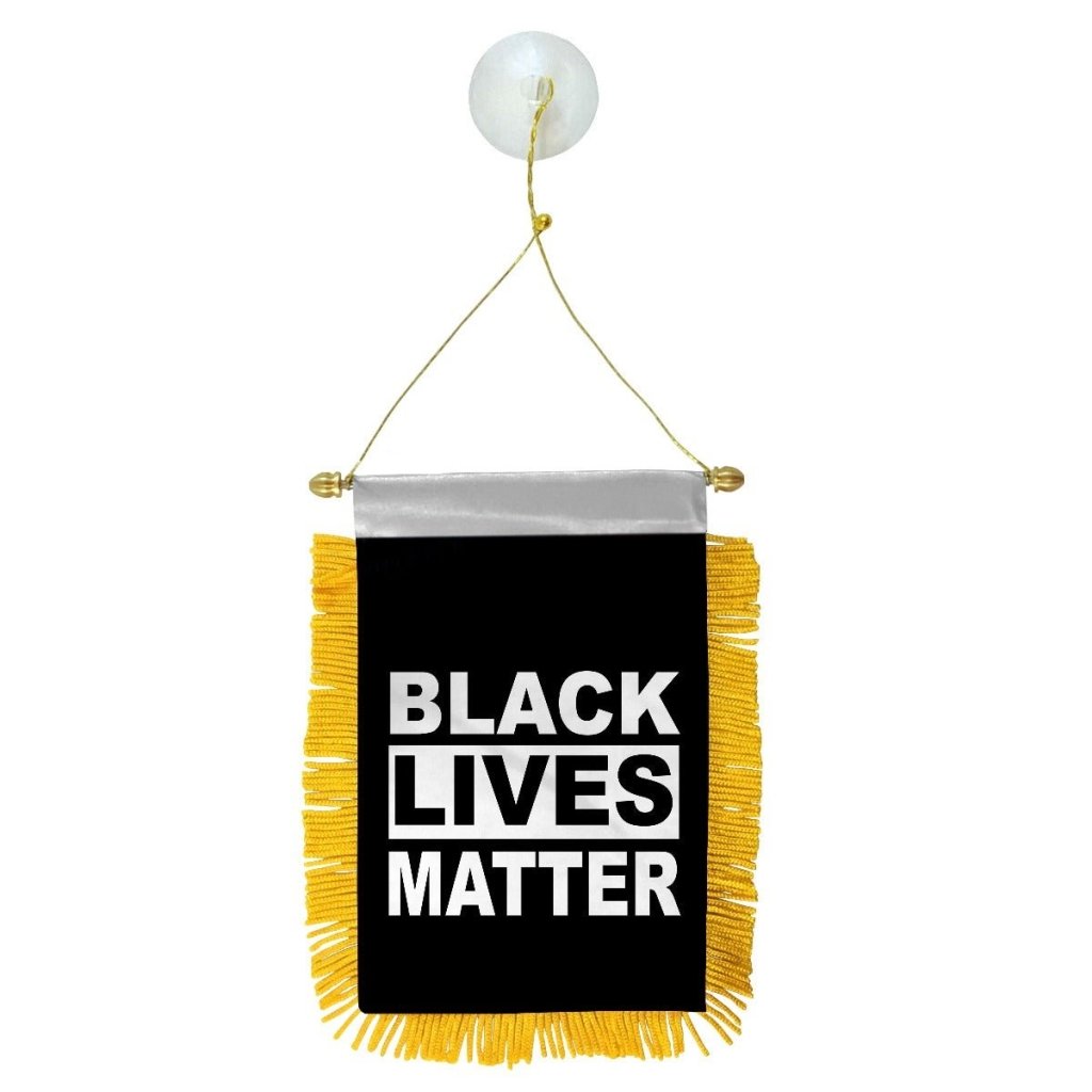 Black Lives Matter Mini Banner - Flags Importer