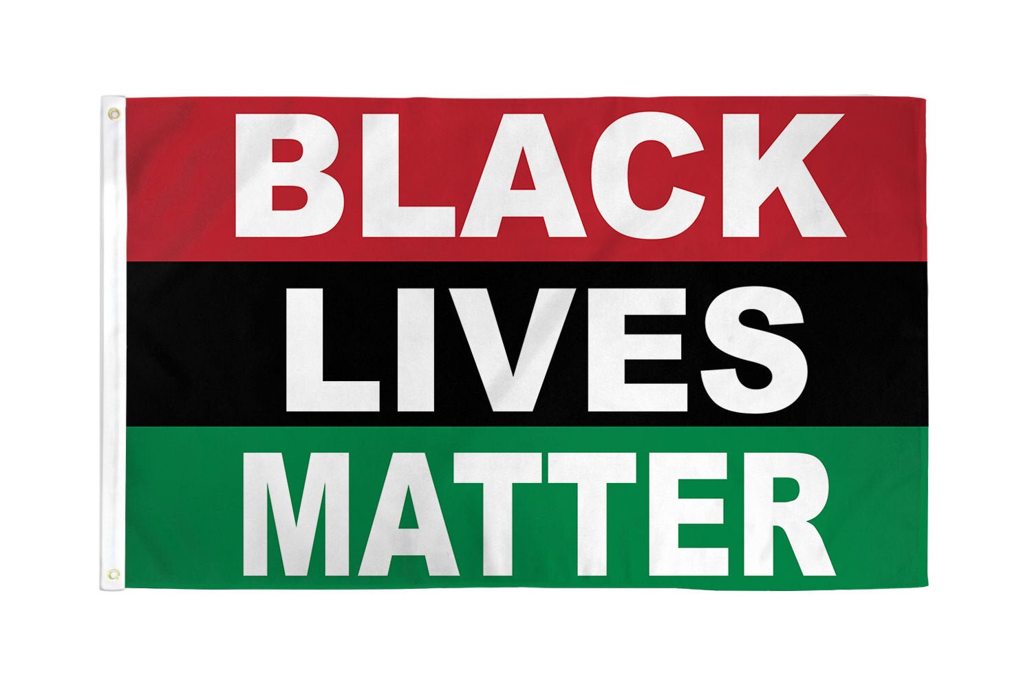 Black Lives Matter (Pan - African) Flag 3x5ft Poly - Flags Importer