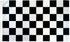 Black & White Checkered Flag 3x5ft Poly - Flags Importer