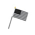 Black & White USA 4x6in Stick Flag - Flags Importer