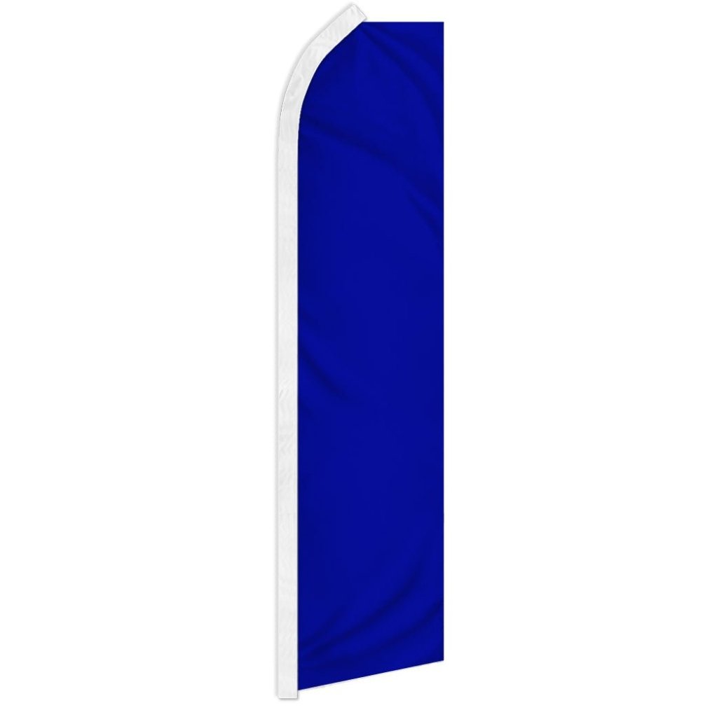 Blue Solid Color Super Flag - Flags Importer