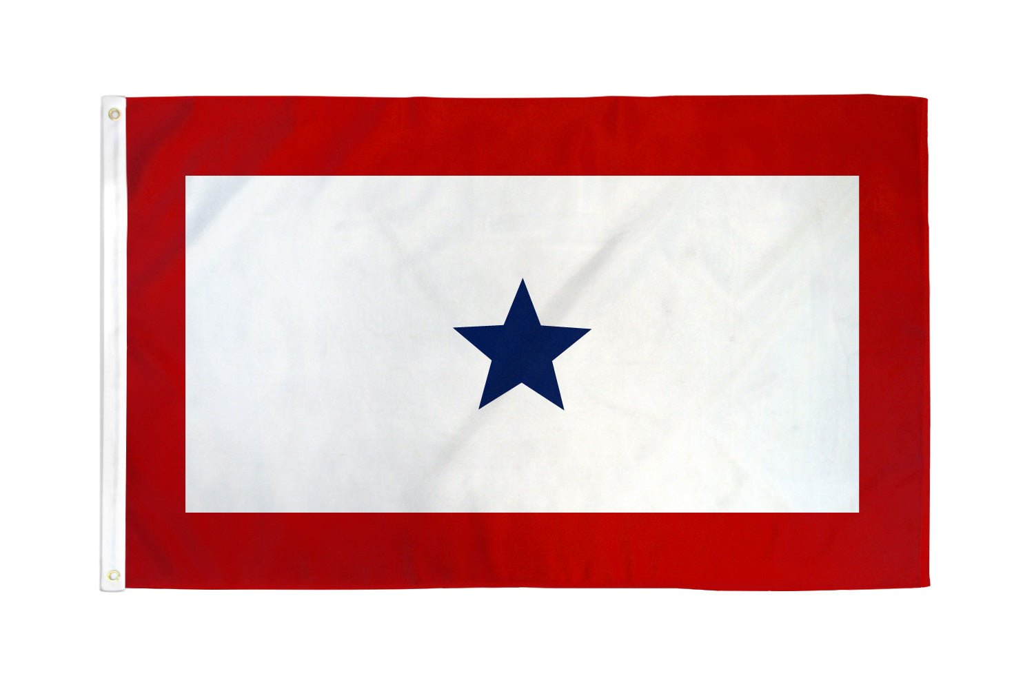 Blue Star Service (1 Star) Flag 3x5ft Poly - Flags Importer