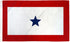 Blue Star Service (1 Star) Flag 3x5ft Poly - Flags Importer