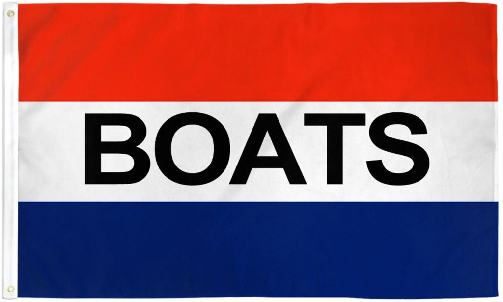 Boats Flag 3x5ft Poly - Flags Importer