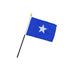 Bonnie Blue 4x6in Stick Flag - Flags Importer