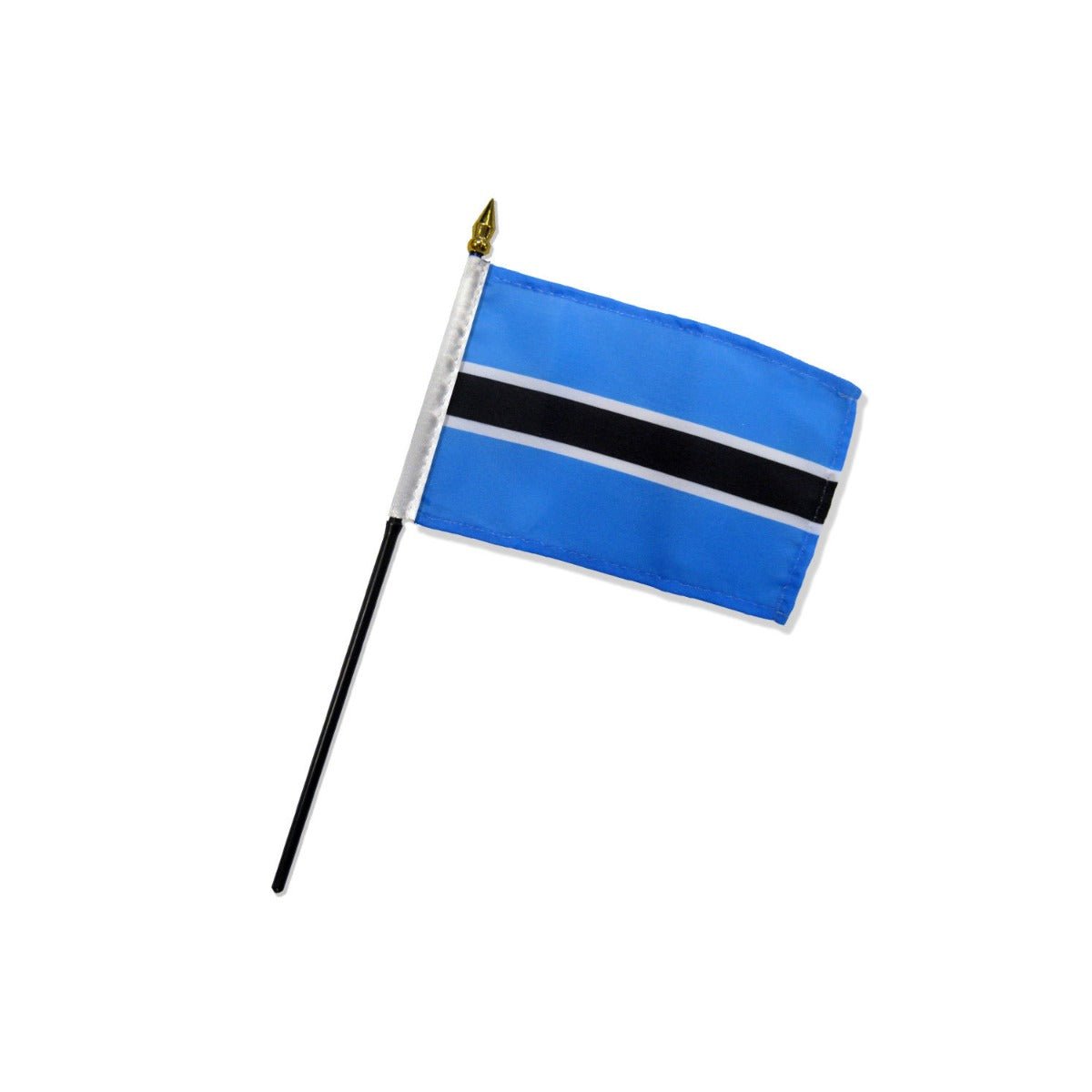 Botswana 4x6in Stick Flag - Flags Importer