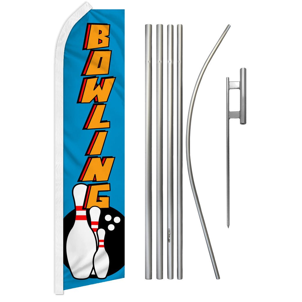 Bowling Super Flag & Pole Kit - Flags Importer