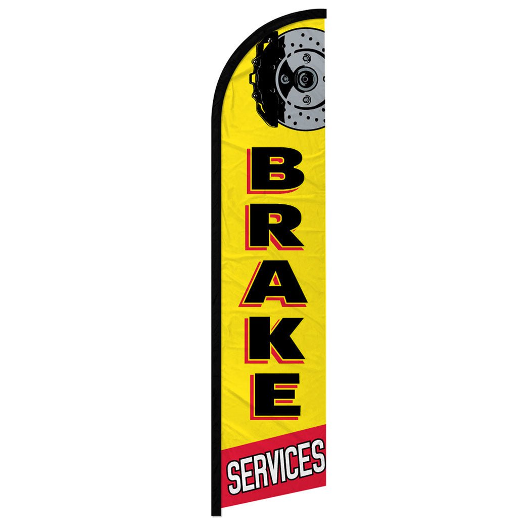 Brake Services Windless Banner Flag - Flags Importer