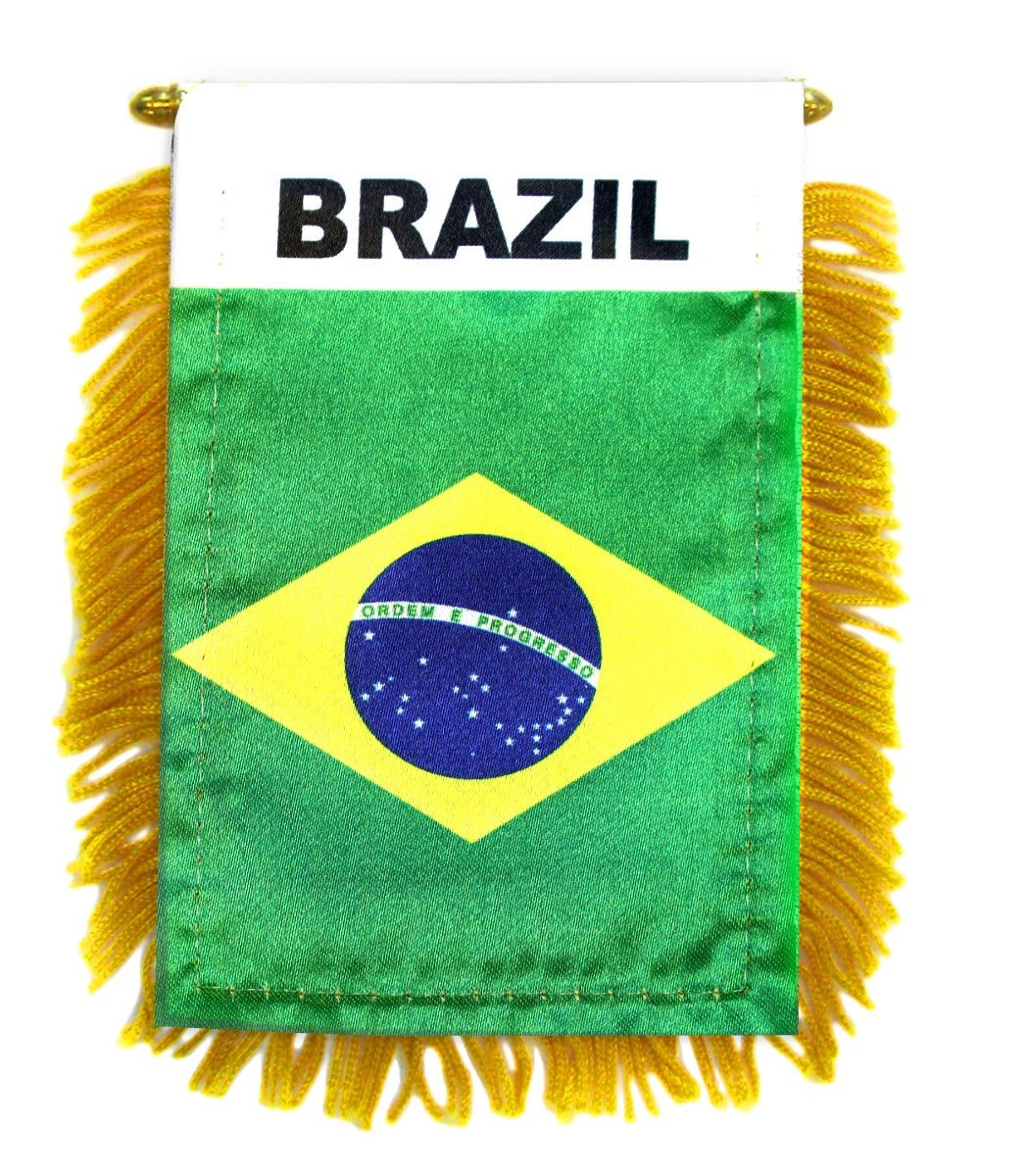 Brazil Mini Banner - Flags Importer