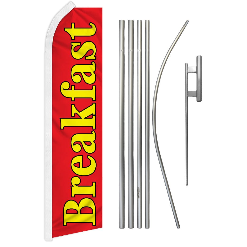 Breakfast Super Flag & Pole Kit - Flags Importer