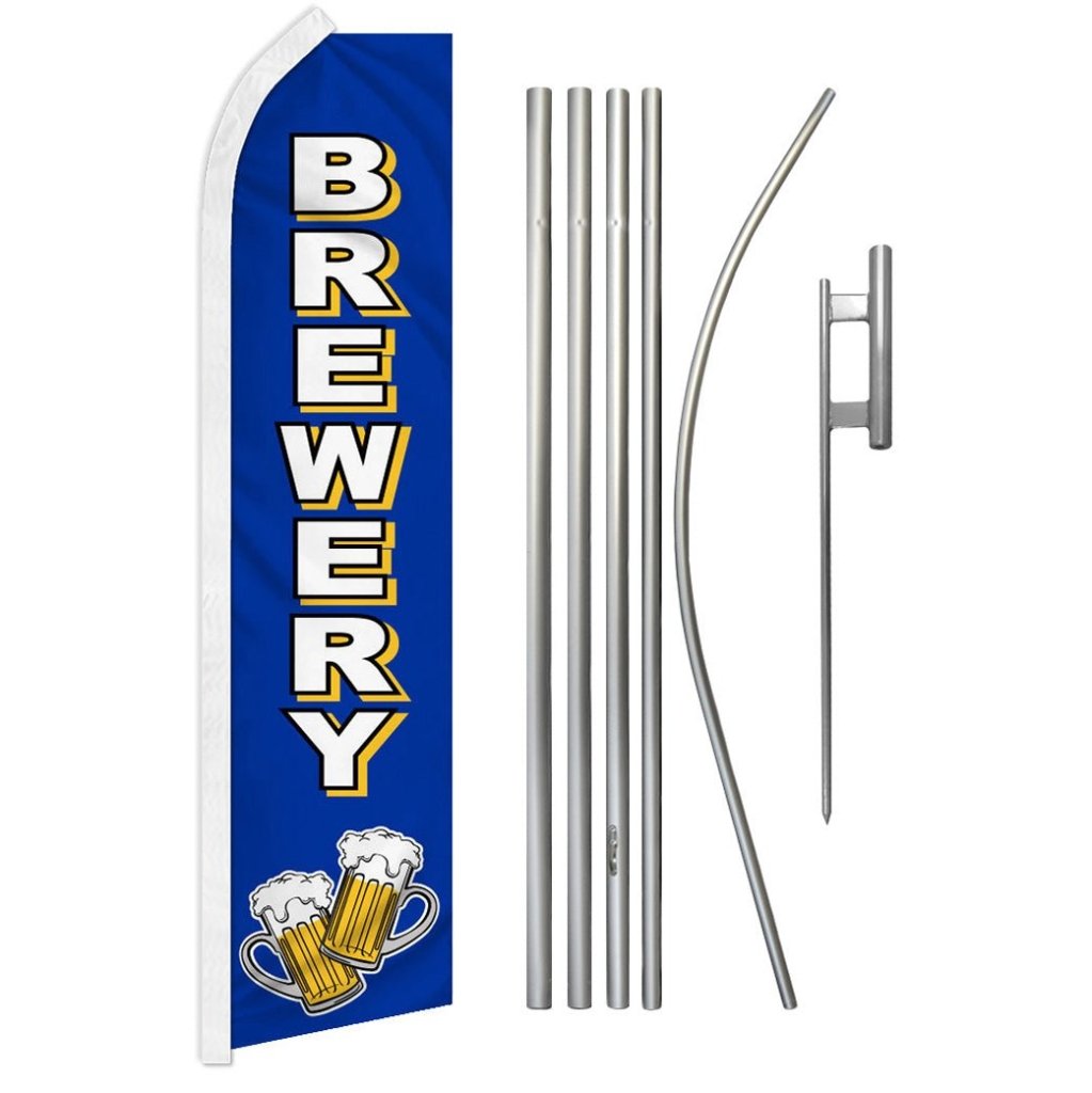 Brewery Super Flag & Pole Kit - Flags Importer