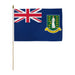 British Virgin Islands 12x18in Stick Flag - Flags Importer