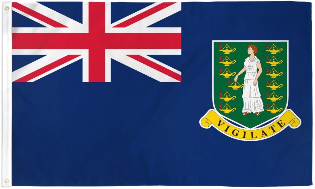 British Virgin Islands Flag 3x5ft Poly - Flags Importer