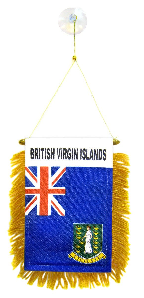 British Virgin Islands Mini Banner - Flags Importer