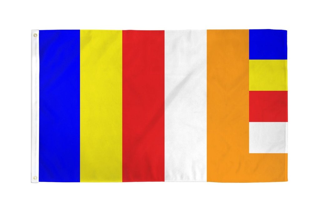 Buddhist Flag 3x5ft Poly - Flags Importer