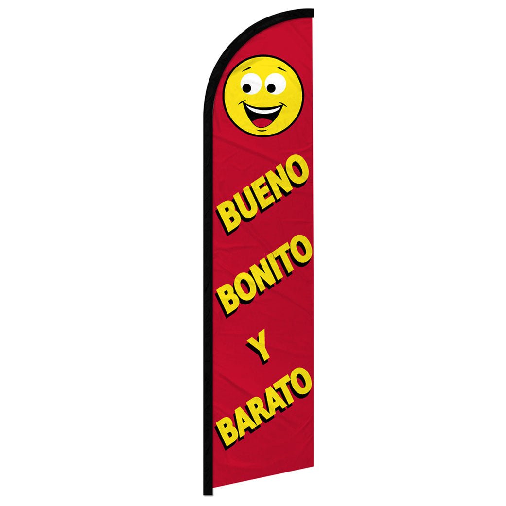 Bueno Bonito Y Barato Windless Banner Flag - Flags Importer