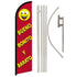 Bueno Bonito Y Barato Windless Banner Flag & Pole Kit - Flags Importer