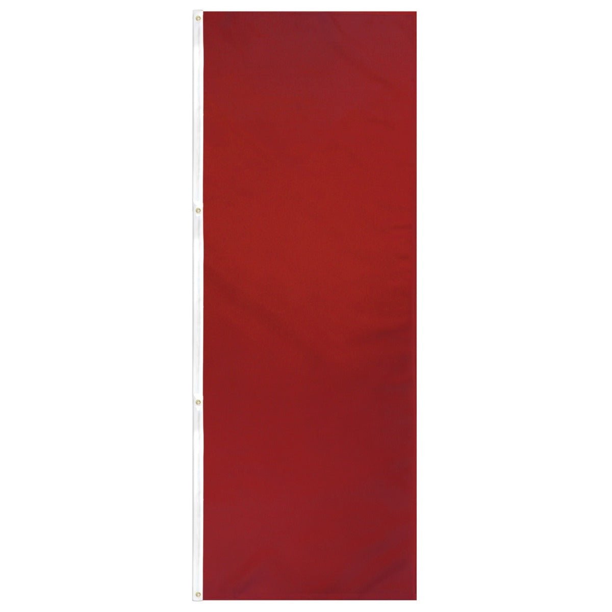 Burgundy Solid Color 3x8ft DuraFlag Banner - Flags Importer