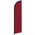 Burgundy Solid Color Windless Banner Flag - Flags Importer