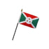 Burundi 4x6in Stick Flag - Flags Importer