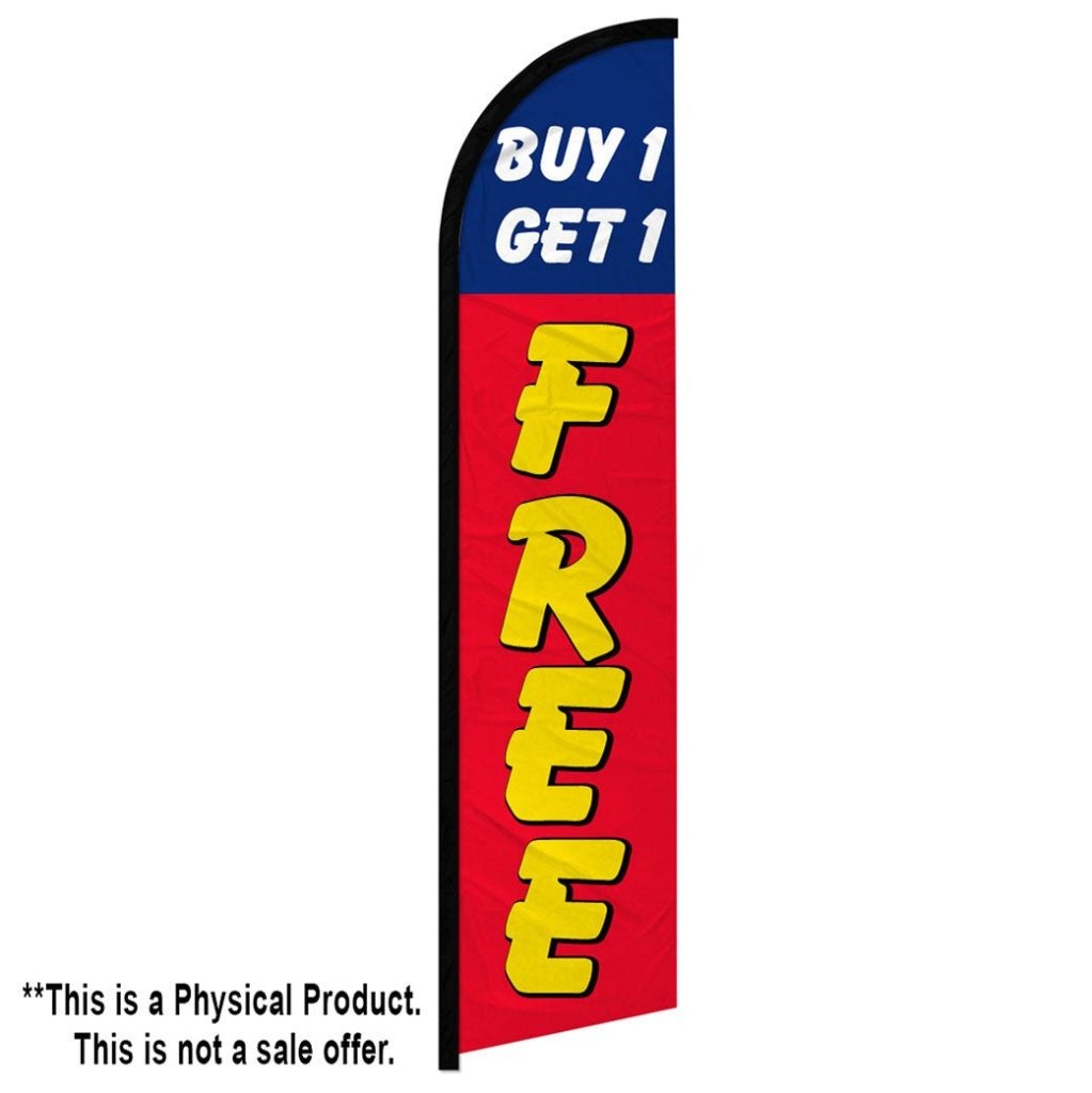 Buy 1 Get 1 Free Windless Banner Flag - Flags Importer