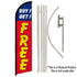 Buy 1 Get 1 Free Windless Banner Flag & Pole Kit - Flags Importer