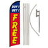 Buy 1 Get 1 Free Windless Banner Flag & Pole Kit - Flags Importer