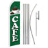 Cafe (Green) Super Flag & Pole Kit - Flags Importer