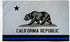 California (Blue Line) Flag 3x5ft Poly - Flags Importer