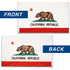 California Double - sided Embroidered Flag 3x5ft - Flags Importer