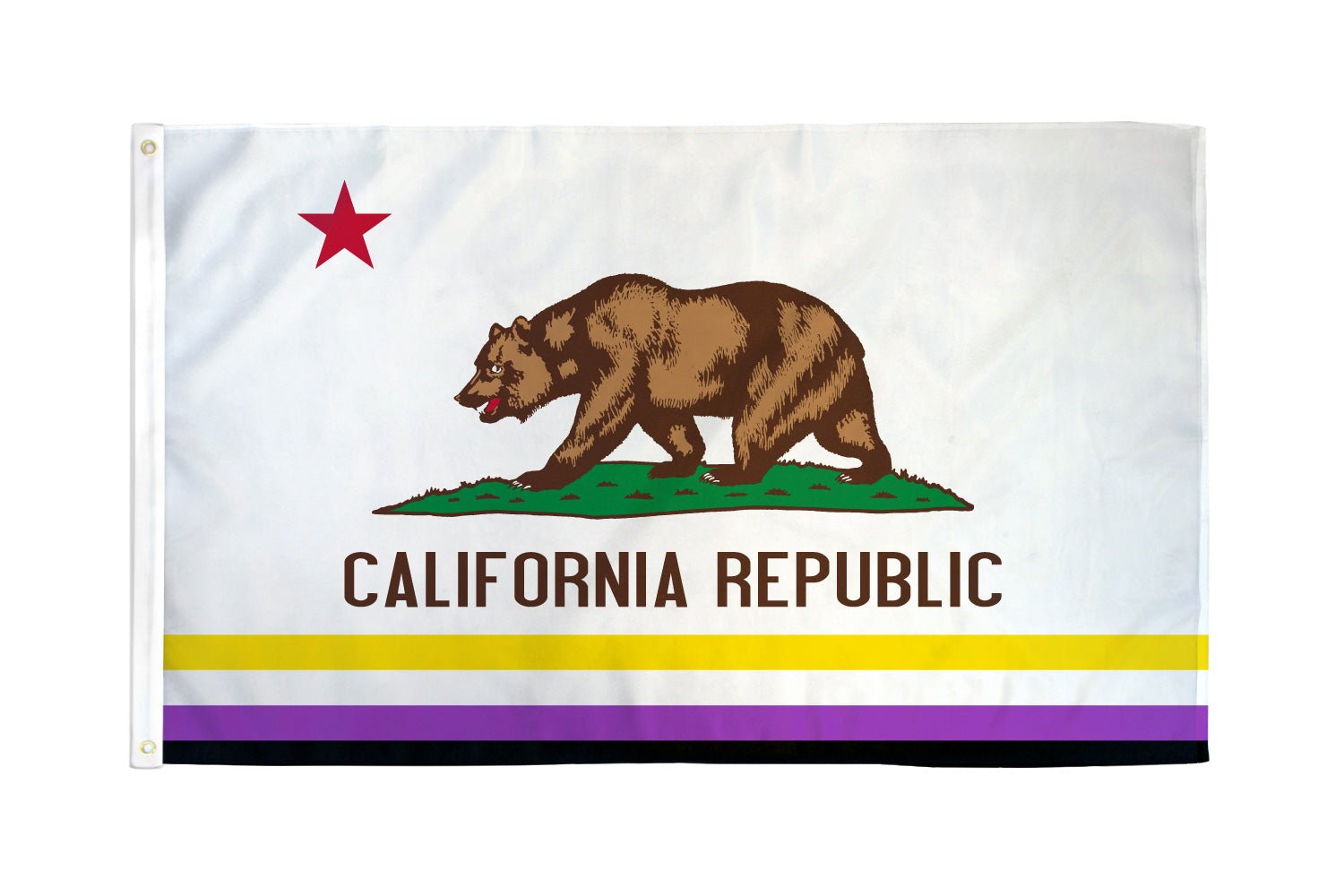 California (Non - Binary) Flag 3x5ft Poly - Flags Importer