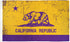 California (Purple & Gold) Flag 3x5ft Poly - Flags Importer