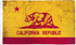 California (Red & Gold) Flag 3x5ft Poly - Flags Importer