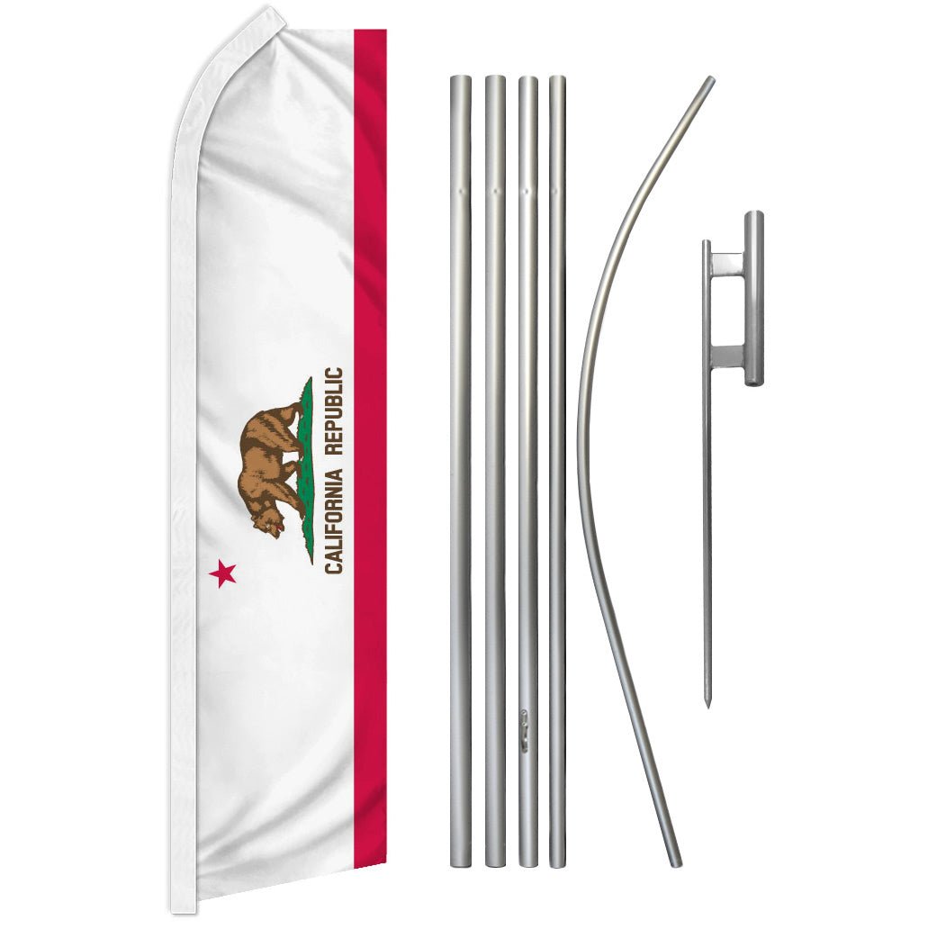 California Super Flag & Pole Kit - Flags Importer