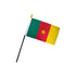 Cameroon 4x6in Stick Flag - Flags Importer