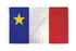 Canada Acadiana Flag 3x5ft Poly - Flags Importer