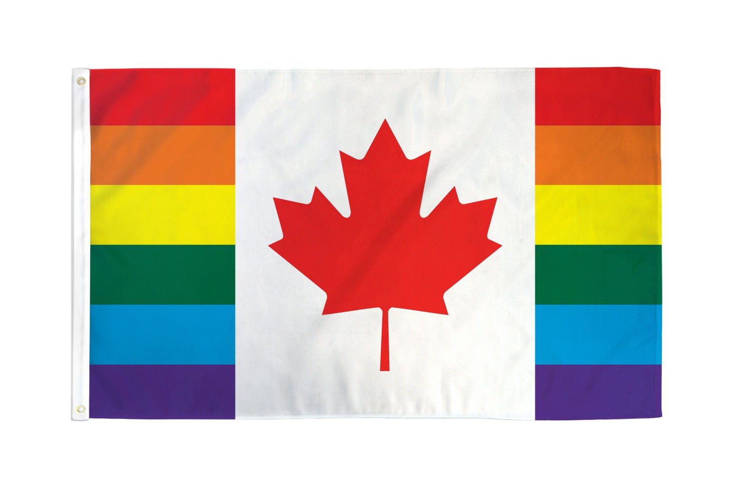 Canada (Rainbow) Flag 3x5ft Poly - Flags Importer