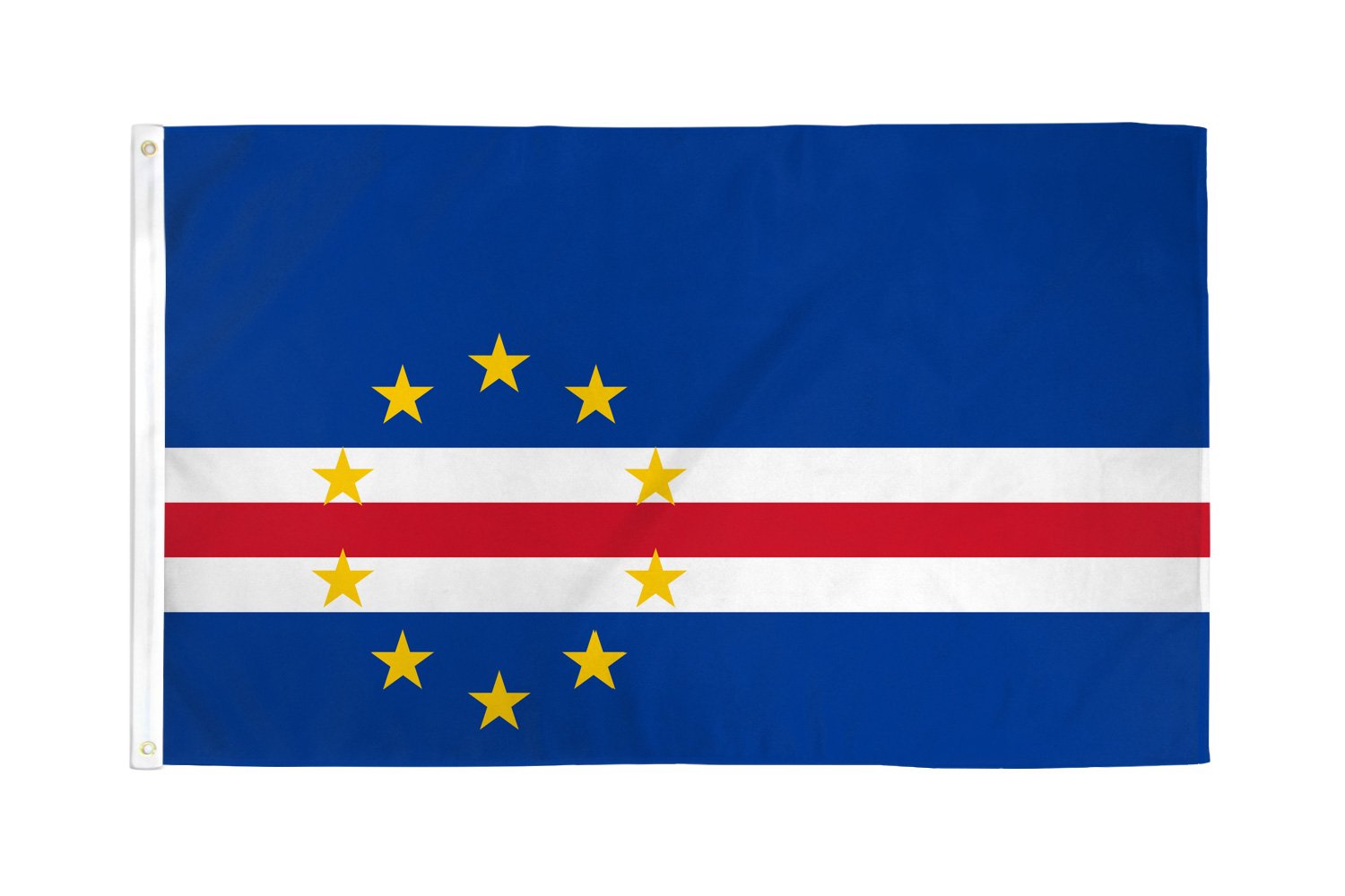 Cape Verde Flag 2x3ft Poly - Flags Importer