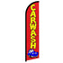 Car Wash (Red) Windless Banner Flag - Flags Importer