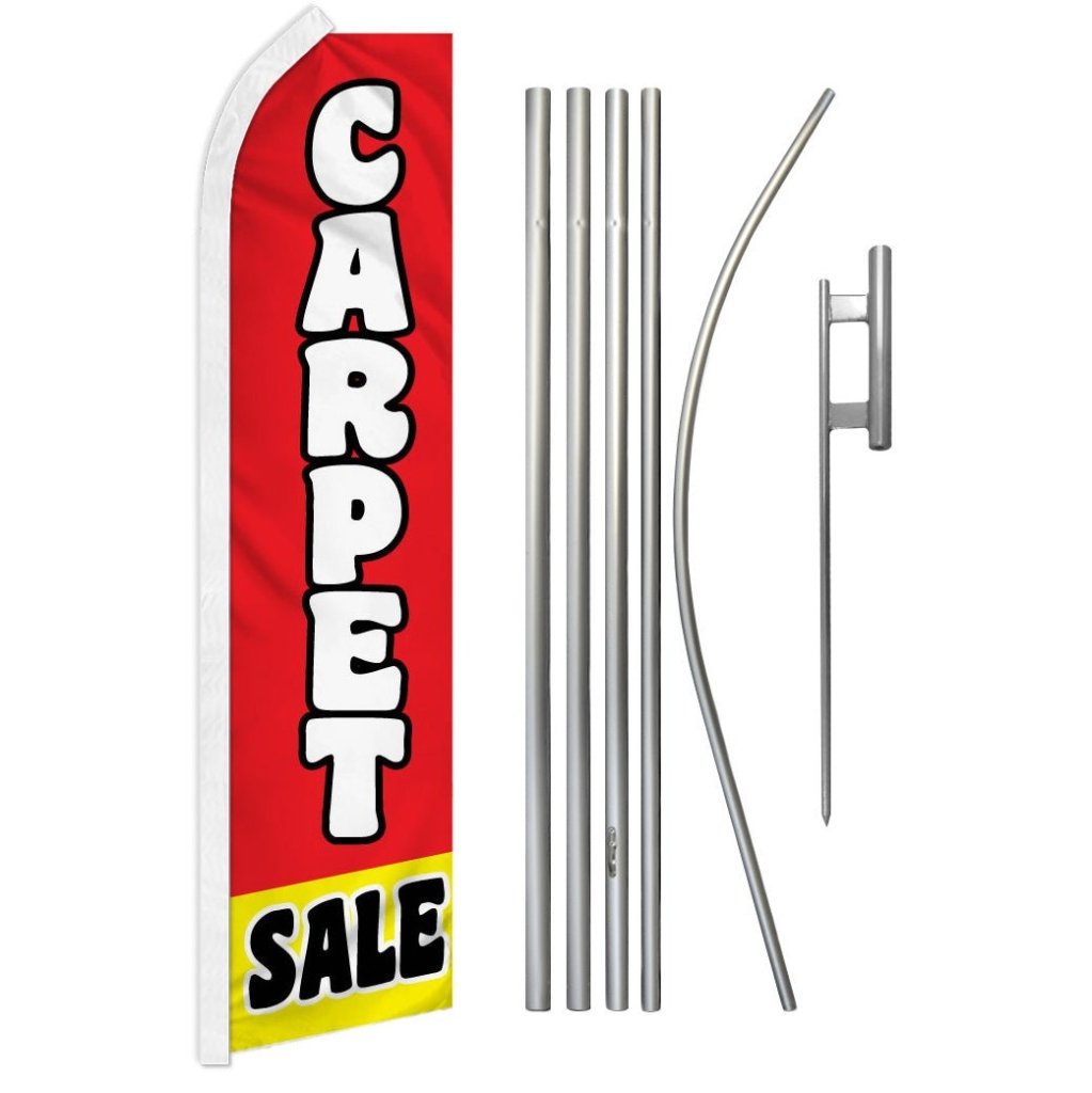 Carpet Sale Super Flag & Pole Kit - Flags Importer